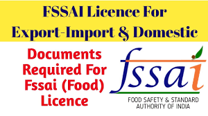 Documents for FSSAI License